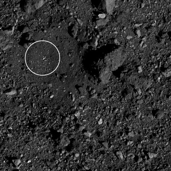 نايتنجيل هو الموقع الشمالي الأقصى من ضمن مناطق الهبوط الأربعة المرشحة التي اختارتها ناسا للهبوط عليها بواسطة مركبة أوسايريس ريكس. حقوق الصورة: NASA/University of Arizona