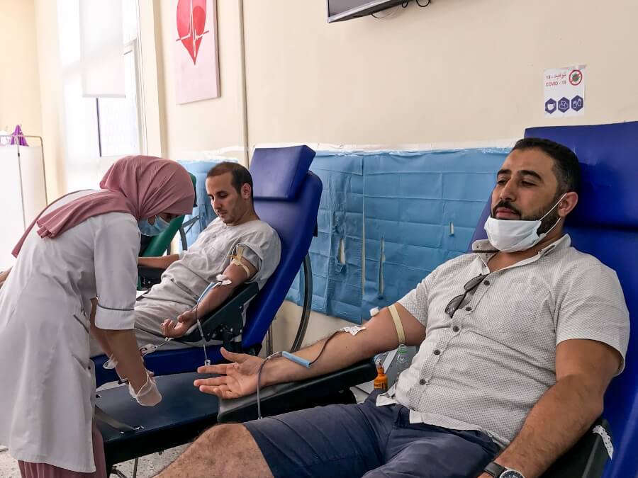 153 متبرعًا بالدم لمستشفيات مراكش في حملة لفاعل خير للتنمية الاجتماعية